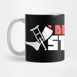 Stunts - Get Well Gift Fractured Broken Knee Cap Mug